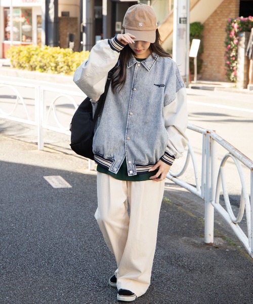 WEGO（ウィゴー） スタジャン LARGE ブラック メンズ : ZOZOTOWN Yahoo