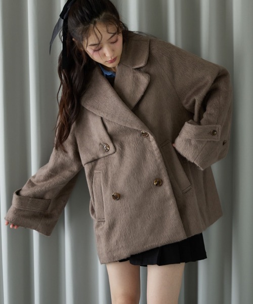 archives（アルシーヴ） コート チェスターコート シャギーダブル