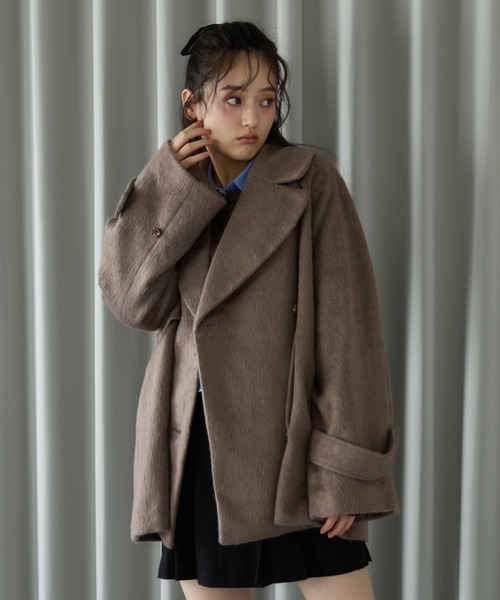 archives（アルシーヴ） コート チェスターコート シャギーダブル