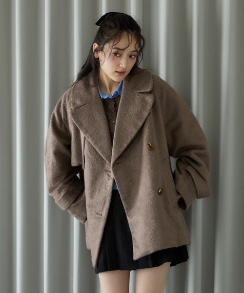 archives（アルシーヴ） コート チェスターコート シャギーダブル