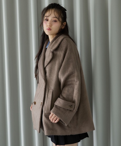 archives（アルシーヴ） コート チェスターコート シャギーダブル