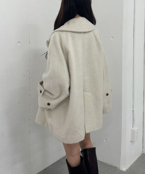 archives（アルシーヴ） コート チェスターコート シャギーダブル