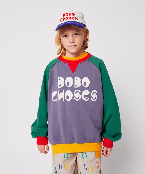 BOBO CHOSES（ボボショーズ） トレーナー colorblockトレーナー