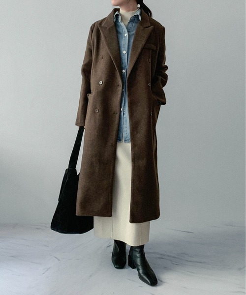 on：nue（オンニュ） コート チェスターコート 「on:nue」ダブルボタン