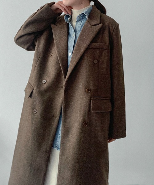 on：nue（オンニュ） コート チェスターコート 「on:nue」ダブルボタン