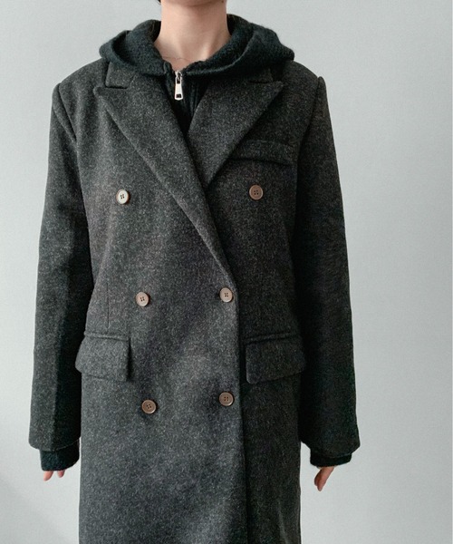 on：nue（オンニュ） コート チェスターコート 「on:nue」ダブルボタン