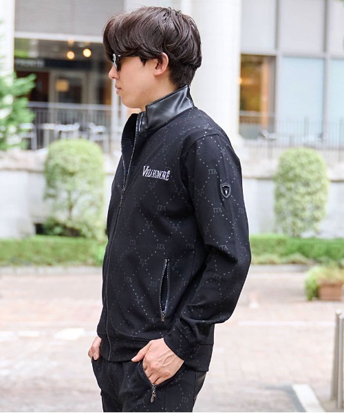 VIOLA ジャージ 「VIOLA rumore/ヴィオラ ルモーレ」総柄フルZIP JKT