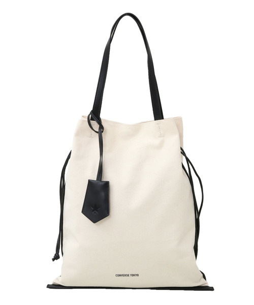 CONVERSE TOKYO トートバッグ CANVAS GATHERED TOTE BAG レディース