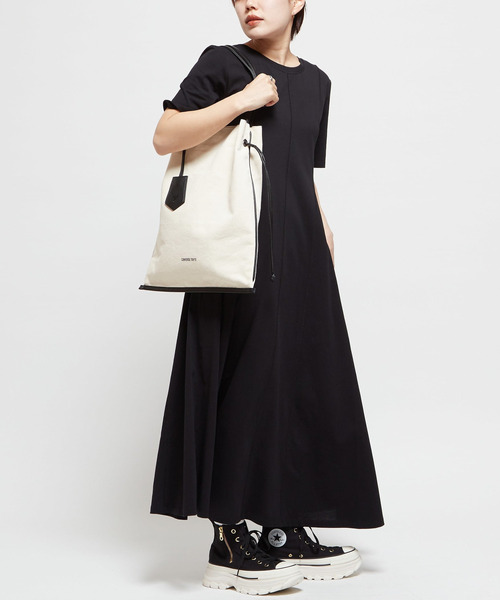 CONVERSE TOKYO トートバッグ CANVAS GATHERED TOTE BAG レディース