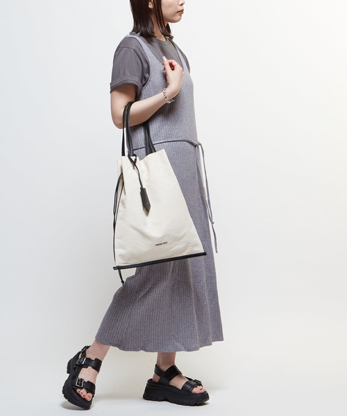 CONVERSE TOKYO トートバッグ CANVAS GATHERED TOTE BAG レディース