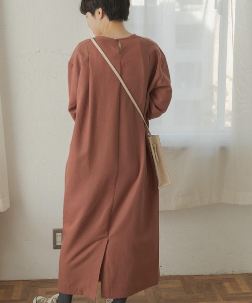 「FORK&SPOON」 半袖ワンピース ONE ブラック レディース_画像7