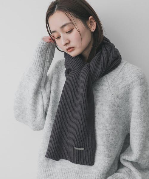 SENSE OF PLACE by URBAN RESEARCH マフラー ストール モチモチニット