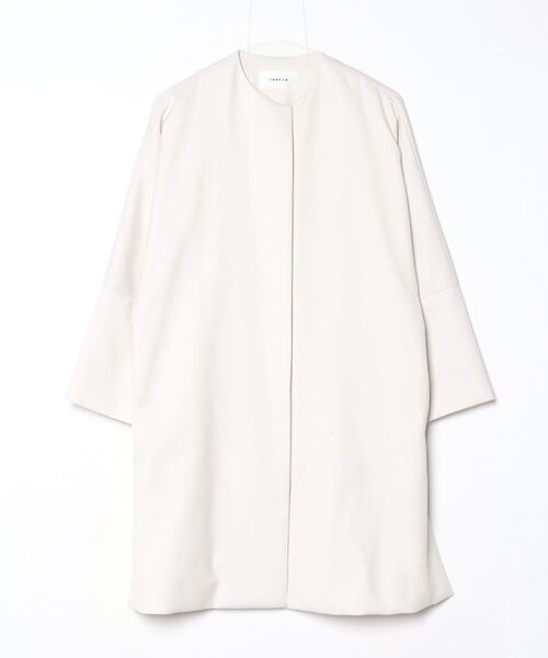 FRAY I.D（フレイ・アイディー） ノーカラーコート 0 ベージュ