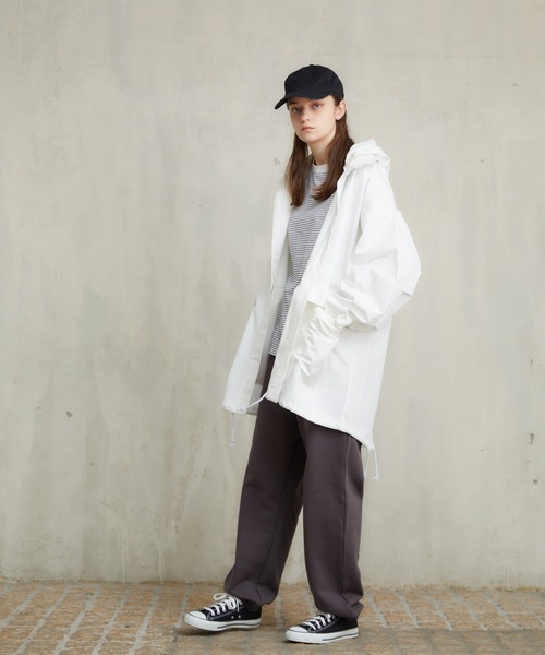 「flaner」 マウンテンパーカー FREE ホワイト レディース_画像3