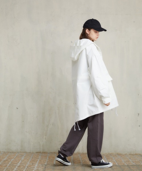 「flaner」 マウンテンパーカー FREE ホワイト レディース_画像4