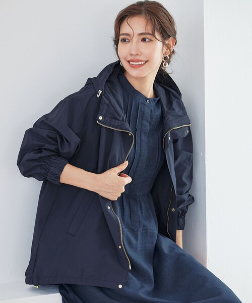 「Tiaclasse」 ブルゾン M ネイビー レディース_画像3