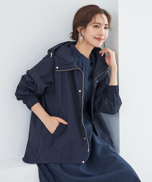 「Tiaclasse」 ブルゾン M ネイビー レディース_画像9