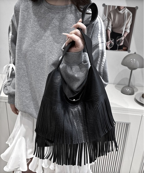 JOHNNY WOLF（ジョニーウルフ） トートバッグ フリー ブラック メンズ