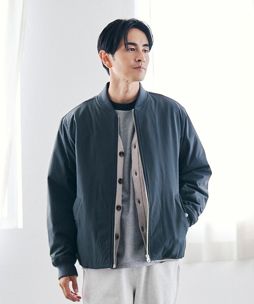 coen（コーエン） ブルゾン アウター ヒートシェルタージップアップ