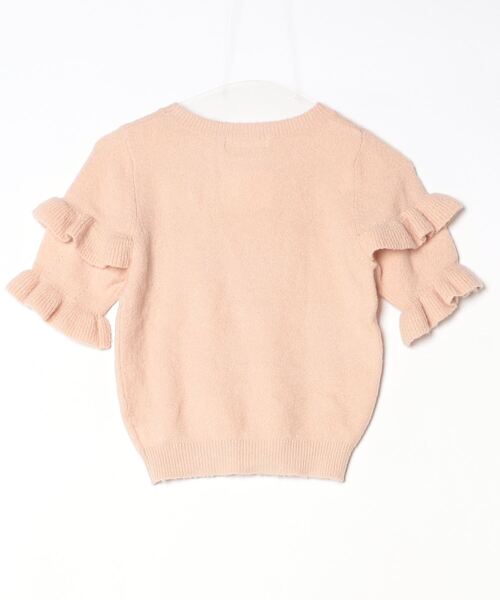 「LILY BROWN」 半袖ニット FREE ピンク レディース_画像2