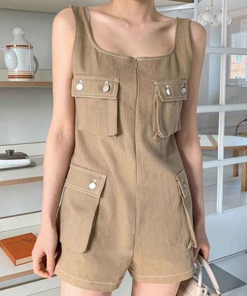 「SPIGA」 オールインワン FREE ブルー レディース_画像5