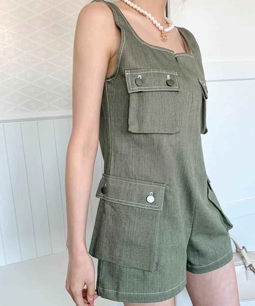 「SPIGA」 オールインワン FREE ブルー レディース_画像7