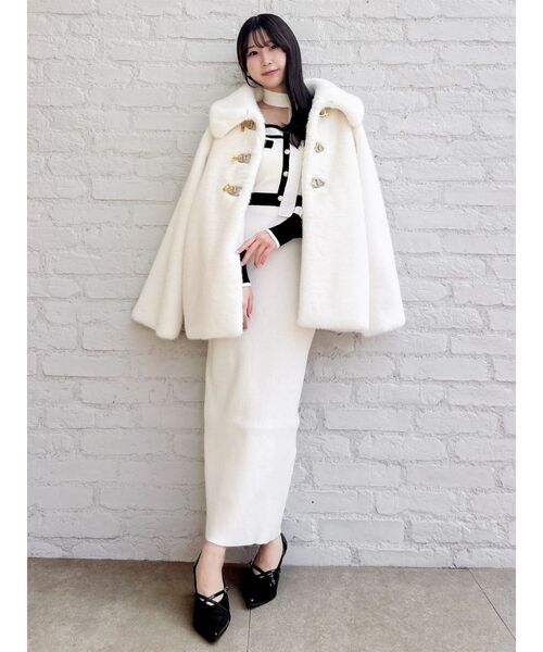 dazzlin（ダズリン） ワンピース バイカラーニットワンピース