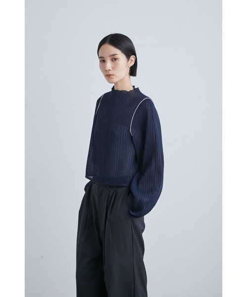 「MIESROHE」 長袖ブラウス FREE ホワイト レディース_画像2