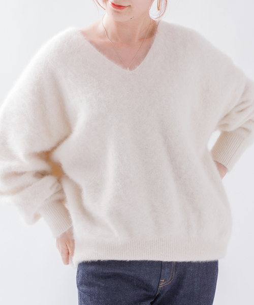 「Rouge vif」 長袖ニット フリー ピンク レディース_画像5