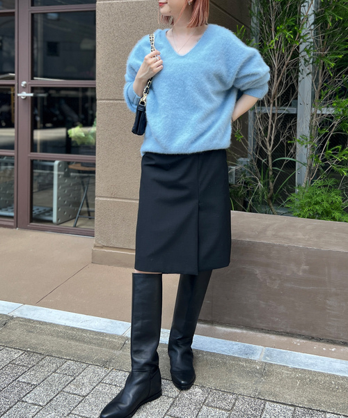 「Rouge vif」 長袖ニット フリー ピンク レディース_画像9