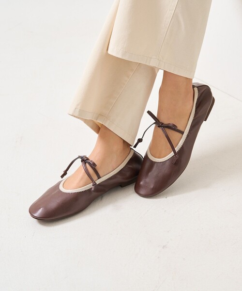 「FREAK'S STORE」 「rovereto」バレエシューズ 36 ブラック レディース_画像2