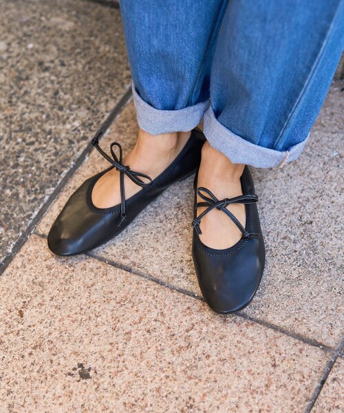 「FREAK'S STORE」 「rovereto」バレエシューズ 36 ブラック レディース_画像6