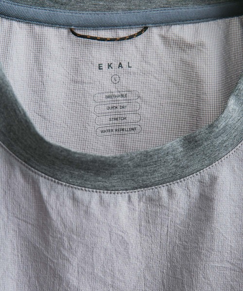「EKAL」 半袖Tシャツ MEDIUM ブラック メンズの画像