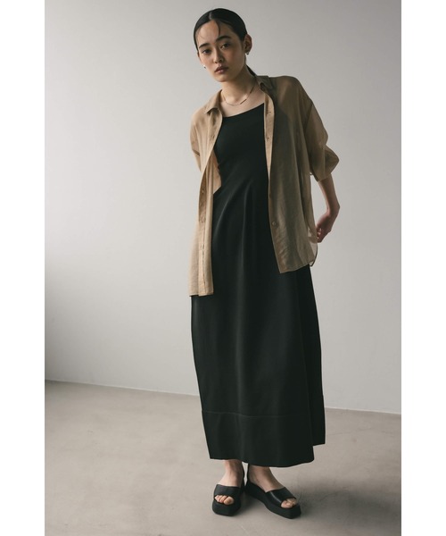 「STYLEMIXER」 長袖シャツ FREE ライトブラウン レディース_画像3