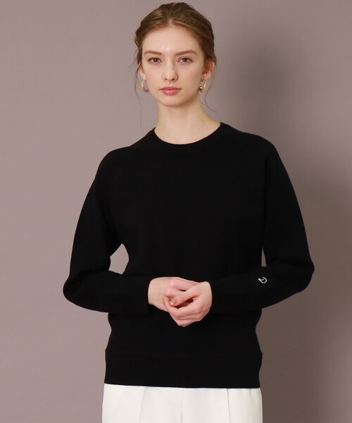 「DRESSTERIOR」 長袖ニット 36 ライトブルー レディース_画像4