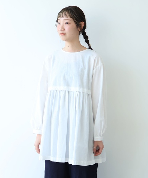 bulle de savon（ビュルデサボン） ブラウス シャツ 強撚ポプリン 製品