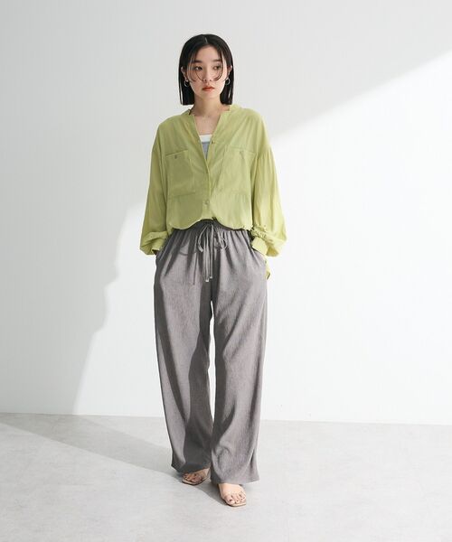 「Green Parks」 「chocol raffine robe」イージーパンツ FREE オレンジ レディース_画像3