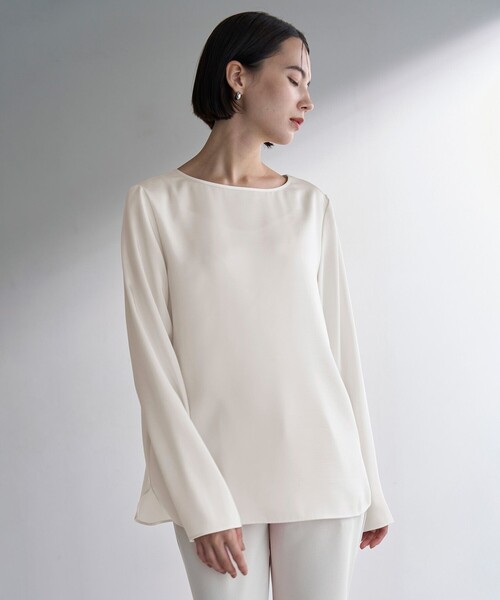 「UNFILO」 長袖ブラウス SMALL ブラック レディース_画像8