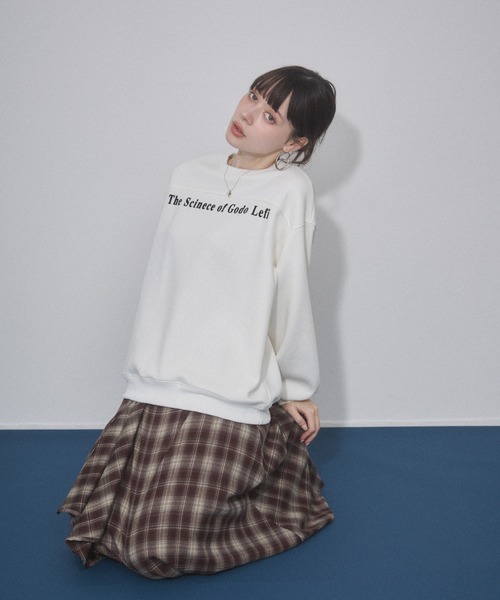 トレーナー/スウェット envym BIGPO バイカラービッグスウェット - ENVYM | 60% - Asian Fashion Online Store