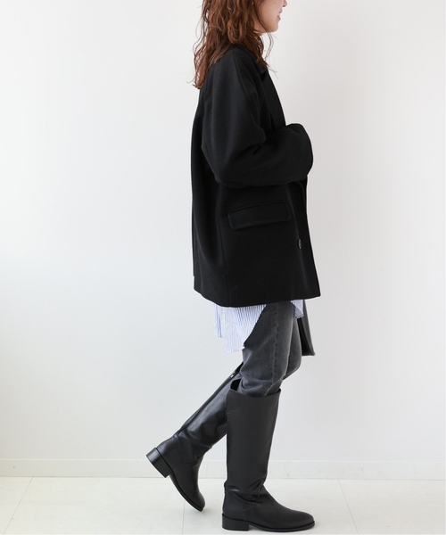 「JOURNAL STANDARD relume」 ピーコート 38 カーキ レディース_画像5