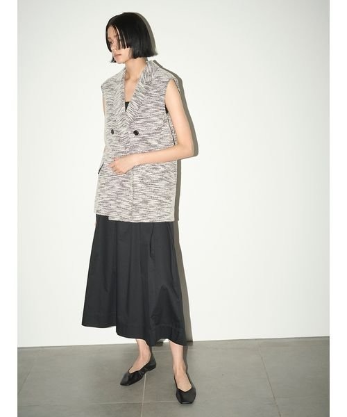 「styling/」 ベスト FREE ブラック レディース_画像3