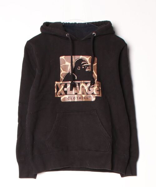 XLARGE（エクストラ ラージ） プルオーバーパーカー SMALL ブラック