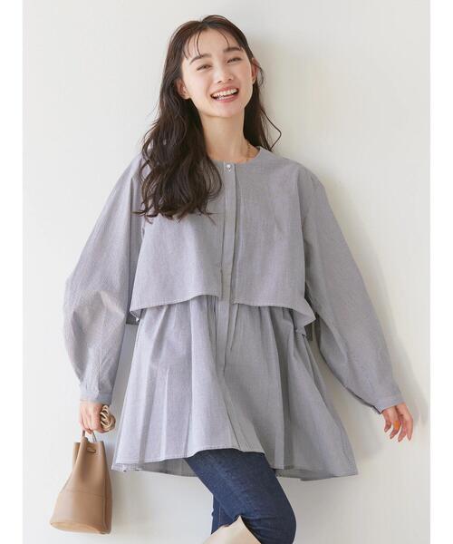 「AMERICAN HOLIC」 長袖チュニック M ブラック レディース_画像4