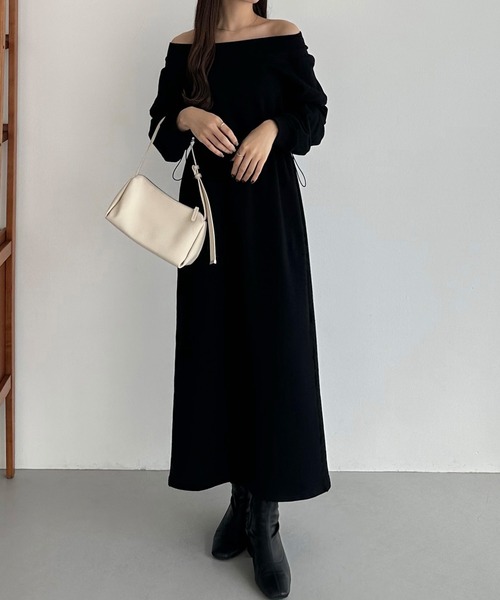 callautia（カラウティア） 長袖ワンピース MEDIUM ダークグレー