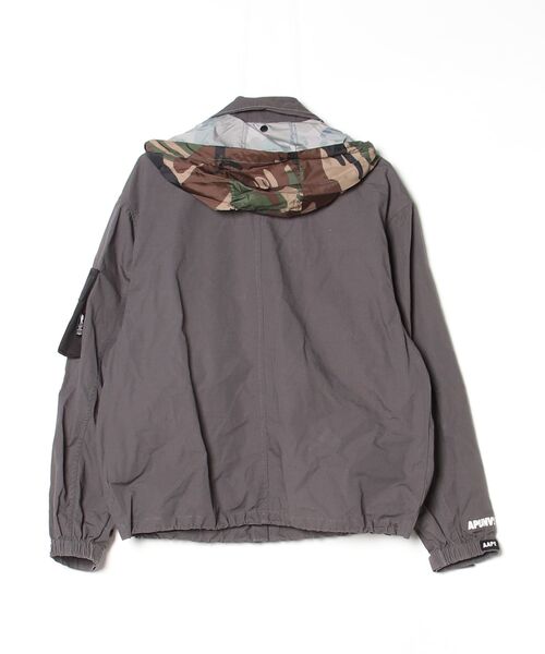 「AAPE BY A BATHING APE」 ジャケット SMALL グレー系その他6 メンズ_画像2