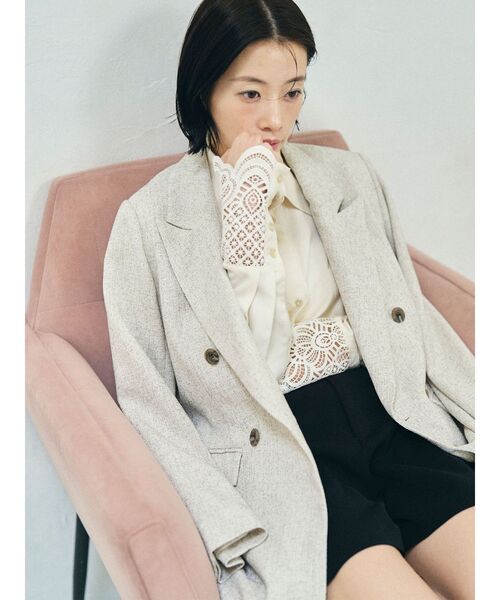 LAGUNAMOON（ラグナムーン） ブラウス シャツ レースカフスシャツ