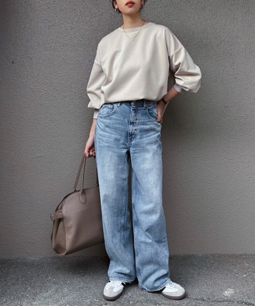 「Emma Taylor」 長袖カットソー FREE ホワイト レディース_画像3