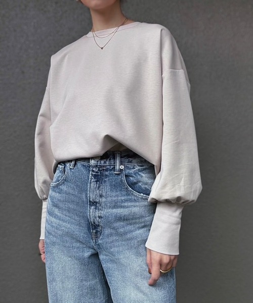 「Emma Taylor」 長袖カットソー FREE ホワイト レディース_画像5