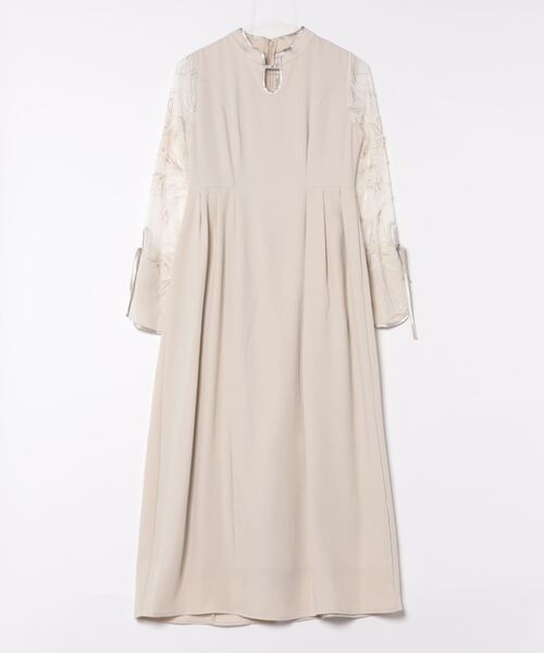 「Dorry Doll」 長袖ワンピース LARGE グレー レディース_画像4