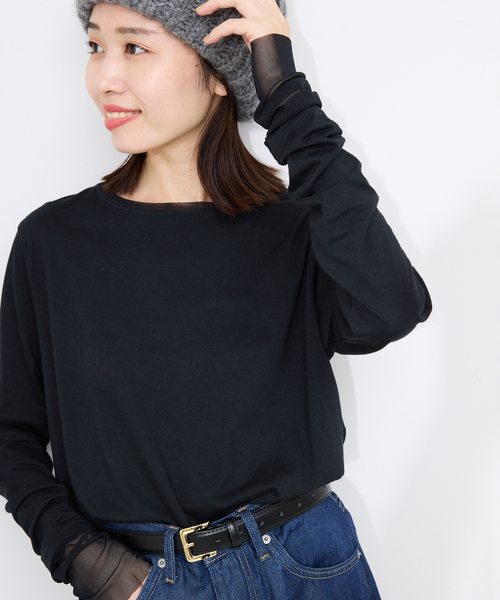 SLOBE IENA（スローブイエナ） tシャツ 「追加5」レイヤードスリーブ